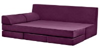Canapea fără ramă Edka Sirius 200x140x45 M10 Dark Purple imaginea #2 — magazin online Desire.md