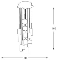 Люстра Ozcan Mixed 4721-12A фото №2 — интернет-магазин Desire.md