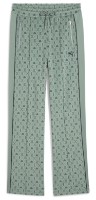 Pantaloni spotivi de dame Puma T7 Road To Unity Aop Straight Track Pants Dk Op Green Moon/Aop, s.M