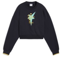 Hanorac damă Puma Wardrobe Ess Road To Unity Oversized Graphic Crew Tr New Navy, s.XL
