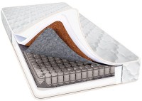 Ортопедический матрас Dormi Aloe Vera+Cocos 100x200 White/Green