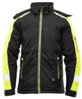 Мужская куртка Seven Kings Rival Softshell Black/Yellow s.XXL
