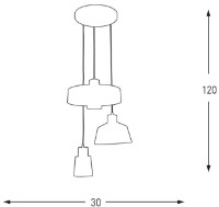 Люстра Ozcan 5248-3A фото №2 — интернет-магазин Desire.md
