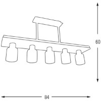 Люстра Ozcan 5005-7 фото №2 — интернет-магазин Desire.md
