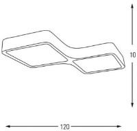 Потолочный светильник Ozcan 5321-2L фото №2 — интернет-магазин Desire.md