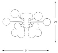 Люстра Ozcan 5674-12 фото №2 — интернет-магазин Desire.md