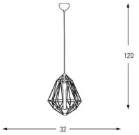 Люстра Ozcan 6441-1A фото №2 — интернет-магазин Desire.md