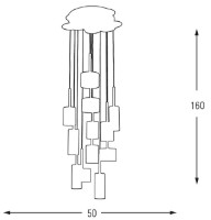 Люстра Ozcan Honey 4721-12A фото №2 — интернет-магазин Desire.md