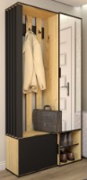 Прихожая Yasen Loft Artisan Oak/ Black фото №1 — интернет-магазин Desire.md