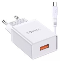 Зарядное устройство Jokade JB022 USB to Type-C White (JKWCTY5AJB022WH)