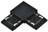 Коннектор для шины Horoz Tracklight Slim Magnet-CL Black