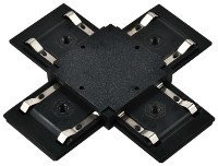Коннектор для шины Horoz Tracklight Slim Magnet-CX Black