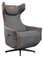 Геймерское кресло Cougar Magus Gray/Orange with Footrest фото №1 — интернет-магазин Desire.md