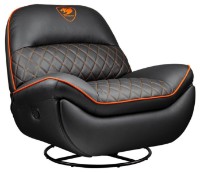 Геймерское кресло Cougar Overlord Black/Orange with Footrest