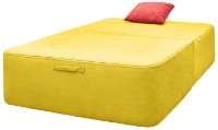Бескаркасное раскладное кресло Edka Vega 100x200x40 M13 Sunny Yellow фото №4 — интернет-магазин Desire.md