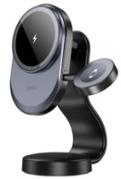 Suport auto Hoco HW28 Excelso 2-in-1 Black Grey