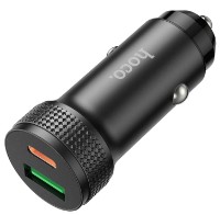 Автомобильная зарядка Hoco Z49B Level Black