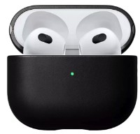 Чехол для наушников Nomad Modern Leather Case Apple Airpods 3 2021 Black