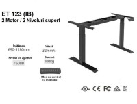 Masa de birou Flexispot ET223 BK Сoncrete Stone 160x80 imaginea #3 — magazin online Desire.md