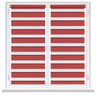 Рулонные шторы Msrolls Day Night Ton 616/11 Red 1.00x1.70m фото №1 — интернет-магазин Desire.md