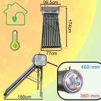 Încalzitor de apă solar Thunder KSC-100L imaginea #4 — magazin online Desire.md