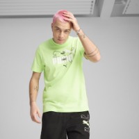 Мужская футболка Puma Ess Logo Lab Summer Tee Spring Fern, s.M фото №2 — интернет-магазин Desire.md