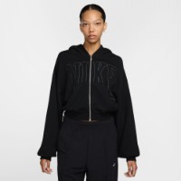 Женская толстовка Nike W Nsw Street Crop Fz Top Black/Anthracite, s.L