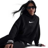 Женская толстовка Nike W Nsw Phnx Flc Oos Gx Po Hdy Black, s.S