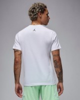 Мужская футболка Nike M Jordan Sprt Df Gfx Ss Crew White/Black, s.M фото №2 — интернет-магазин Desire.md