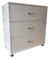 Комод Nismobil (8681SM 3S/FI/ME) White фото №2 — интернет-магазин Desire.md