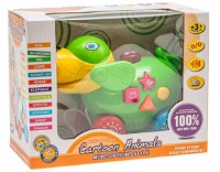 Игрушка каталка New World Cartoon Animals Green (3005)
