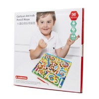 Labirint New World Cartoon Animals Pencil Maze (MWZ-3015)