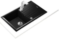 Chiuvetă de bucătărie Teka Stone 50 B TG 1B 1D Auto Black Metallic imaginea #2 — magazin online Desire.md