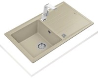 Chiuvetă de bucătărie Teka Stone 50 B TG 1B 1D Auto Topaz Beige imaginea #2 — magazin online Desire.md