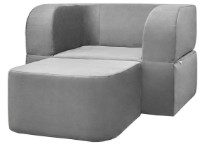 Fotoliu extensibil Edka Vega 100x200x40 M18 Dark Grey imaginea #2 — magazin online Desire.md