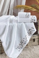 Полотенце Ellia Soft Kes Home Mozaik White 70x140cm (54926.3)