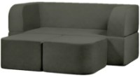 Canapea fără ramă Edka Vega 180x200x40 M25 Green Khaki