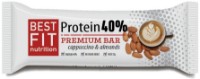 Batoane proteice Best Fit Cappuccino & Almonds 3x40g
