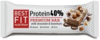 Batoane proteice Best Fit Milk Chocolate & Hazelnut 3x40g