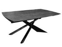 Masă pentru bucătărie Deco Cross Black