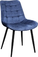 Стул Deco Hans Blue/Black Legs HLR63