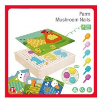 Mozaic New World Farm Mushroom Nails (ZKB-915) imaginea #3 — magazin online Desire.md