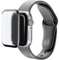 Защитное стекло для умных часов CellularLine Tempered Glass Flexy for Apple Watch 41mm Black