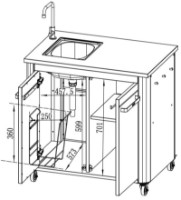 Chiuvetă de bucătărie Cozze Sink Outdoor Kitchen 90529 imaginea #6 — magazin online Desire.md