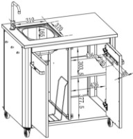 Chiuvetă de bucătărie Cozze Sink Outdoor Kitchen 90529 imaginea #7 — magazin online Desire.md
