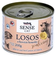 Влажный корм для кошек Falco Sense Cat Salmon & Beef 200g фото №1 — интернет-магазин Desire.md