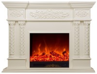 Электрокамин Art Flame Elit Montecarlo White