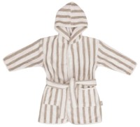 Halat pentru copii Jollein Stripe Terry Olive Green GOTS 1-2 years (060-808-67058)