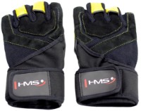 Mănuşi fitness HMS L Black/Yellow RST01