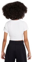 Детская футболка Nike G Nsw Tee Graphic Star Crop White, s.XS фото №4 — интернет-магазин Desire.md